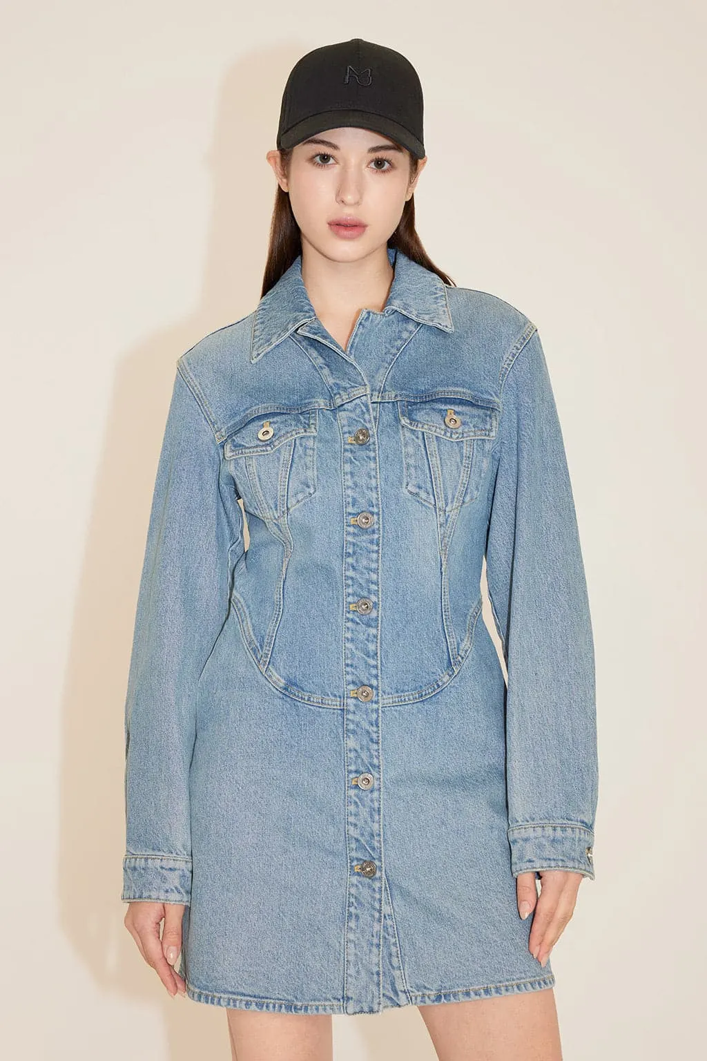 Vintage A-Line Denim Dress