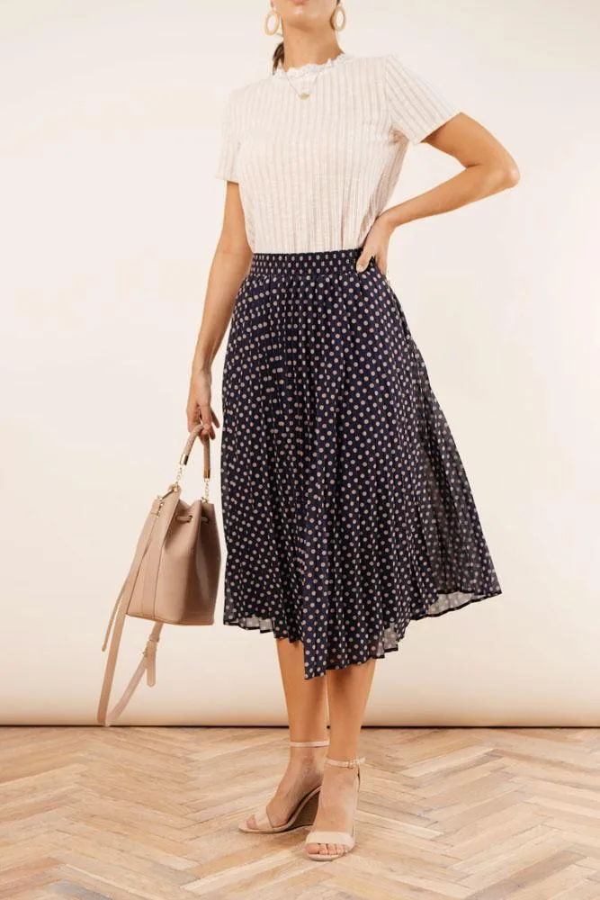 Whitney Polka Dot Skirt-FINAL SALE