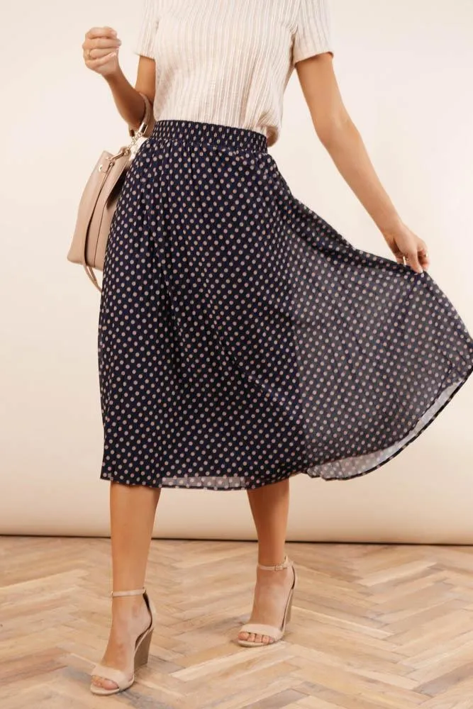 Whitney Polka Dot Skirt-FINAL SALE