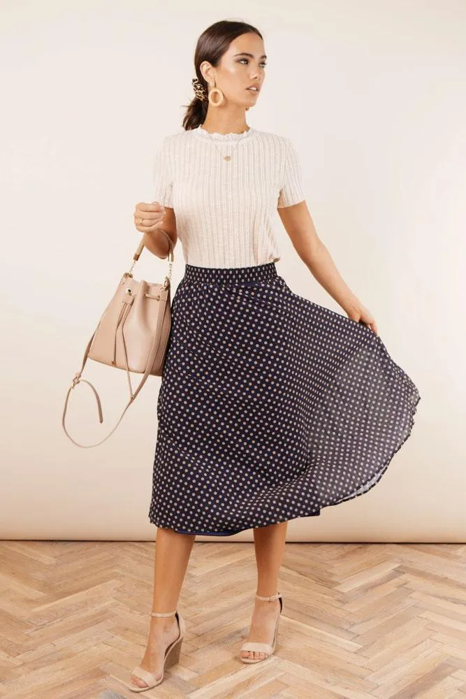 Whitney Polka Dot Skirt-FINAL SALE